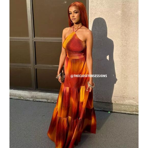 ZARA BLOGGER FAVE!!! Halter Maxi Dress NWT - Picture 11 of 16